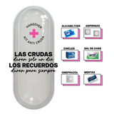 POP UP LAS CRUDAS CIRCULO CRUZ ROSA ARRIBA