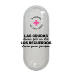 POP UP LAS CRUDAS CIRCULO CRUZ ROSA ARRIBA