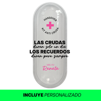 POP UP LAS CRUDAS CIRCULO CRUZ ROSA ARRIBA